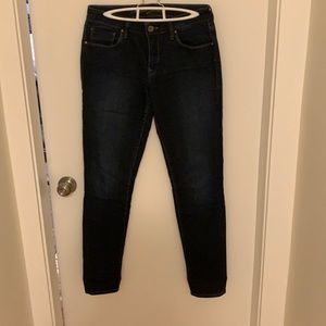 Mavi dark wash skinny jeans jeans